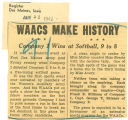 WAACs make history