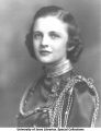 Honorary Cadet Colonel Nona Mae Seberg, The University of Iowa, 1940