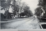 Looking east on 1st Avenue, 1896; Oskaloosa, Iowa; Mahaska County
