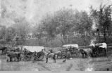 Oskaloosa Town Square, 1868; Mahaska County, Iowa