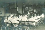 Pharmacy classroom, The University of Iowa, 1910s
