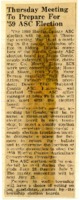 Preparation for 1959 ASC election.