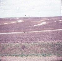 Broad based terrace with water on Bumann farm.