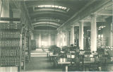 Gilmore Hall law library, the University of Iowa, between 1915 and 1920