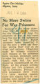 No more swims for war prisoners
