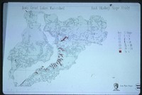 Iowa Great Lakes Watershed - East Okoboji Slope Study Map.