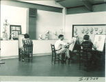 Cast drawing, The University of Iowa, 1936