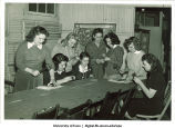 Handicraft class, The University of Iowa, 1950s