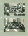 Cafeteria and lounge in Currier Hall, The University of Iowa, 1920s
