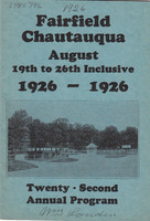 1926 Fairfield Chautauqua program