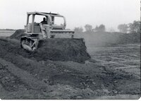 Man drives Altofer Cat D6 Bulldozer