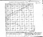 Iowa land survey map of t090n, r043w