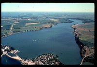 Aerial View of East Lake Okoboji.