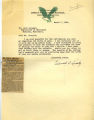 Letter from Lumley to Leopold, March 7, 1934