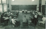 Students giving a report, The University of Iowa elementary school, January 22, 1932