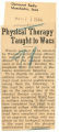 Physical therapy taught to WACs