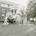 Beta Theta Pi Homecoming lawn display, 1951