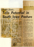 1963 - Tells Potential in South Iowa Pasture
