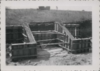 Drop spillway, adjustable forms on the Brown farm. 