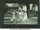 Dancers under trees, The University of Iowa, 1920s