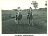 Learning to canter, The University of Iowa, 1950s