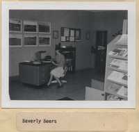 Beverly Beers in the Office.