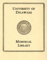 University of Delaware, Memorial Library Bookplate 