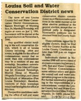 Louisa Soil and Water Conservation News
