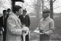 1980 Norman Berg meets with others