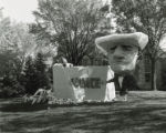 Sigma Alpha Epsilon Fraternity Homecoming lawn display, ""InVinceable,"" 1954