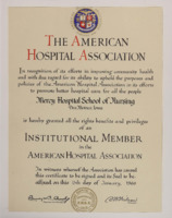1968 Membership in the American Hospital Association