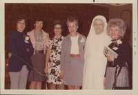 Class members of 1948 at a reunion event in 1973.