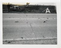 Cracked pavement before construction on Highway 61