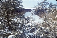 Winter gully.