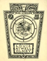 Louis Atwell Olney Bookplate 
