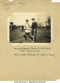 Miss M. Gaskel coach of All-England field hockey team and Miss Helen Forbush '22, Head of Hockey, Wellesley College, November 1921