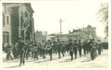 Marching band in Mecca Day parade, the University of Iowa, 1917