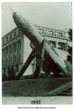 Homecoming corn monument, The University of Iowa, 1952