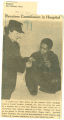 Receives commission in hospital
