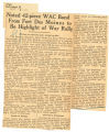 Noted 42-piece WAC band from Fort Des Moines to be highlight of war rally