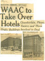 Senator Herring reveals WAAC to take over hotels