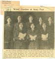 WAAC carolers at army post