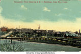 Postcard of campus, The University of Iowa, ca. 1910