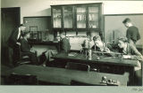 High school science laboratory, The University of Iowa, March 1927