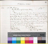 23. Iowa Adj. Gen. Nathaniel B. Baker to Lincoln on promotion for S.M. Preston