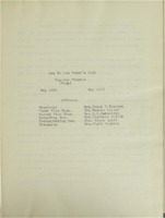 Des Moines Women's Club Minutes 1922-1924