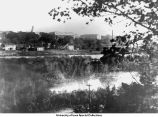 Campus seen from the Law Building hill, The University of Iowa, between 1911 and 1920
