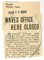 WAVES office here closes