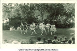 Dancers performing on lawn, The University of Iowa, June 5, 1922