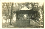 Bandstand in Lewis, Iowa, 1916
